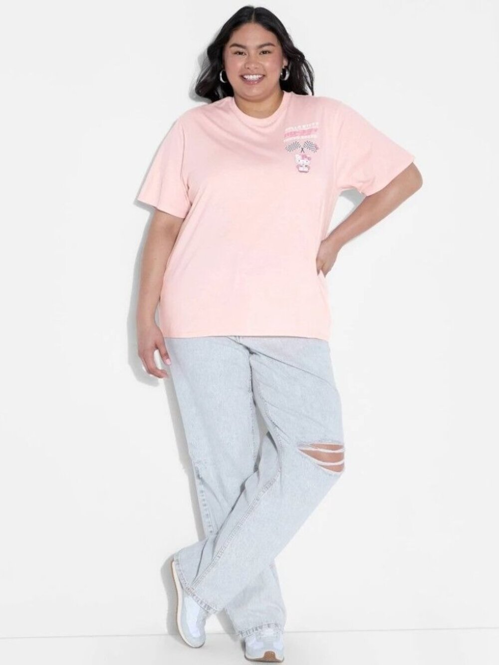 Women's Hello Kitty Tokyo Speed Short Sleeve Graphic T-Shirt - Pink S
